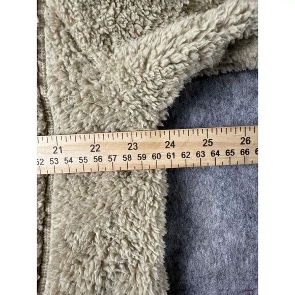 32 Degrees Fleece Jacket Women's Large Beige Regular Fit Long Sleeve Full Zip - Picture 6 of 6